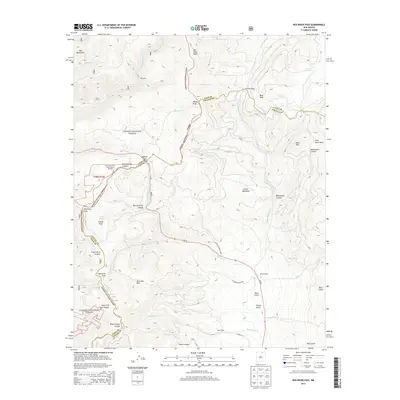 2013 Map of Red River Pass, 2013 Print