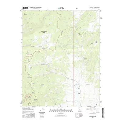 2017 Map of Red River Pass, 2017 Print