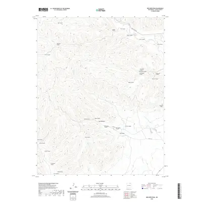 2020 Map of Red River Peak, 2020 Print