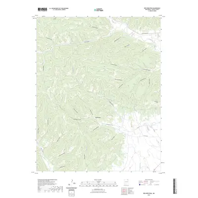 2023 Map of Red River Peak, 2023 Print