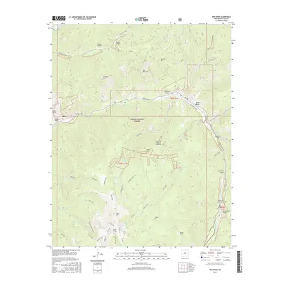 2017 Map of Red River, 2017 Print