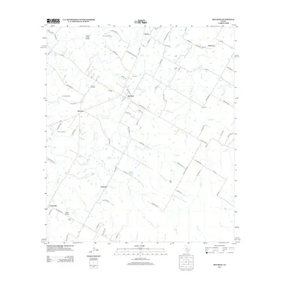 2013 Map of Red Rock, 2013 Print