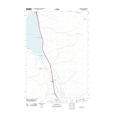2011 Map of Red Rock, 2011 Print