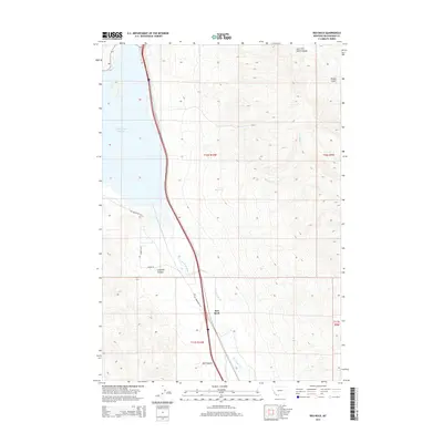 2014 Map of Red Rock, 2014 Print