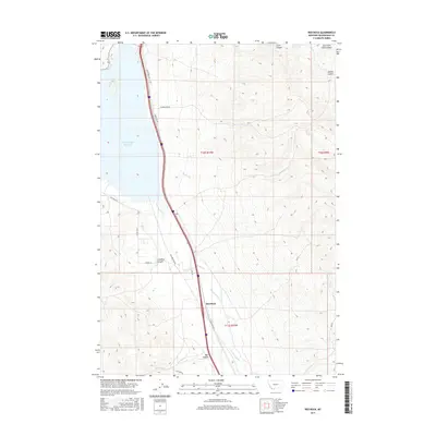 2017 Map of Red Rock, 2017 Print