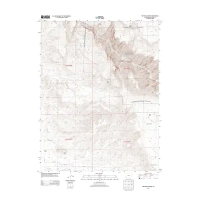 2013 Map of Red Rock Canyon, 2013 Print