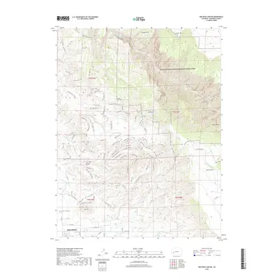 2019 Map of Red Rock Canyon, 2019 Print