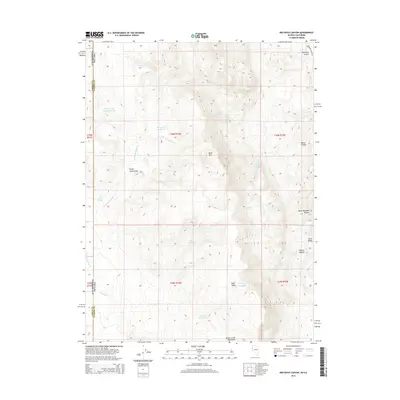 2014 Map of Red Rock Canyon, 2014 Print
