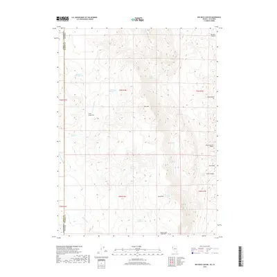 2018 Map of Red Rock Canyon, 2018 Print