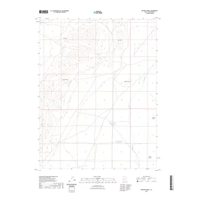 2023 Map of Red Rock Knoll, 2023 Print