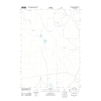 2012 Map of Red Rock Lakes, 2012 Print