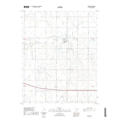 2018 Map of Red Rock, 2018 Print