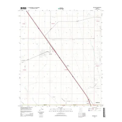 2014 Map of Red Rock, 2014 Print