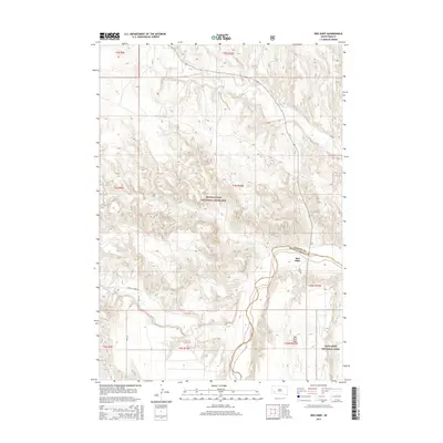 2015 Map of Red Shirt, 2015 Print