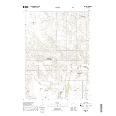 2017 Map of Red Shirt, 2017 Print