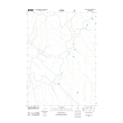 2012 Map of Red Shirt NE, 2012 Print