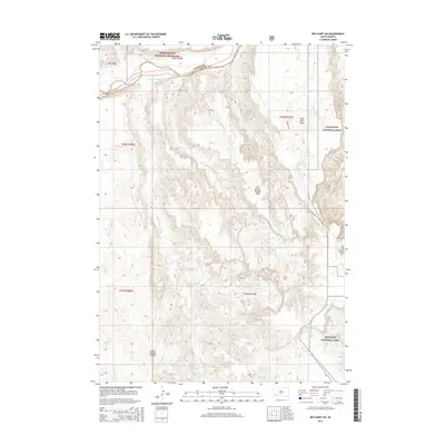 2015 Map of Red Shirt SW, 2015 Print