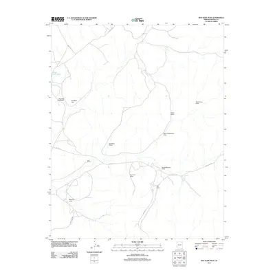 2011 Map of Red Slide Peak, 2011 Print