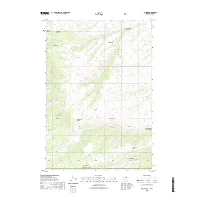 2020 Map of Red Springs, 2020 Print