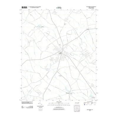 2010 Map of Red Springs, 2010 Print