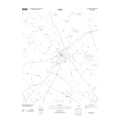 2013 Map of Red Springs, 2013 Print