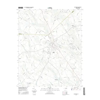 2016 Map of Red Springs, 2016 Print