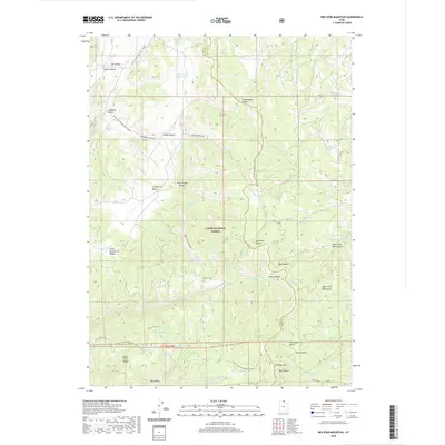 2020 Map of Red Spur Mountain, 2020 Print