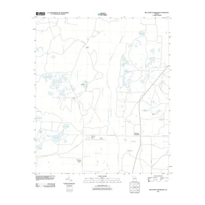 2011 Map of Red Store Crossroads, 2011 Print