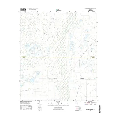 2017 Map of Red Store Crossroads, 2017 Print