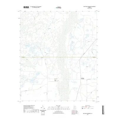2020 Map of Red Store Crossroads, 2020 Print