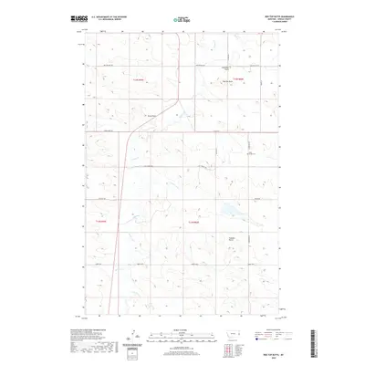 2020 Map of Red Top Butte, 2020 Print