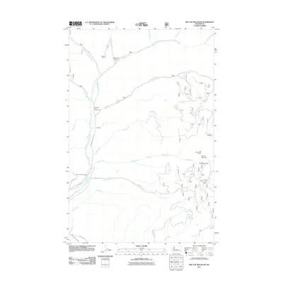 2011 Map of Red Top Mountain, 2011 Print