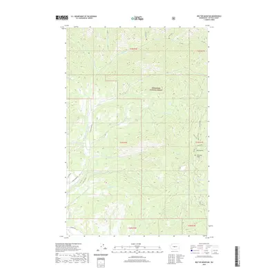 2020 Map of Red Top Mountain, 2020 Print
