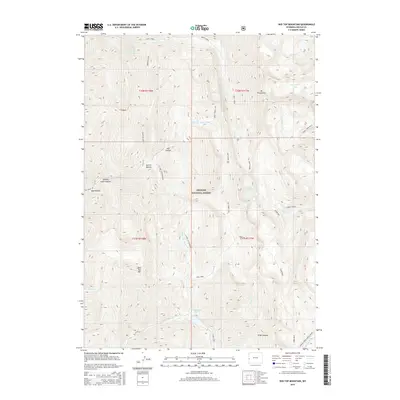 2015 Map of Red Top Mountain, 2015 Print
