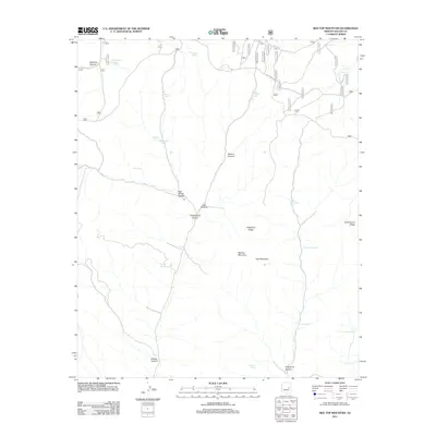 2011 Map of Red Top Mountain, 2011 Print