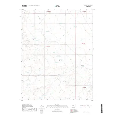 2019 Map of Red Top Ranch, 2019 Print