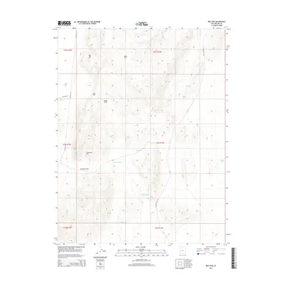 2014 Map of Red Tops, 2014 Print