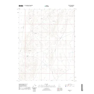 2020 Map of Red Tops, 2020 Print