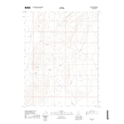 2023 Map of Red Tops, 2023 Print