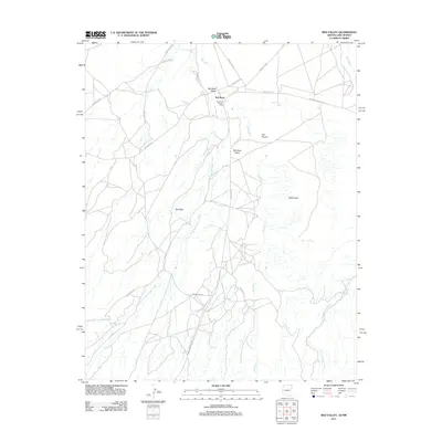 2011 Map of Red Valley, 2011 Print