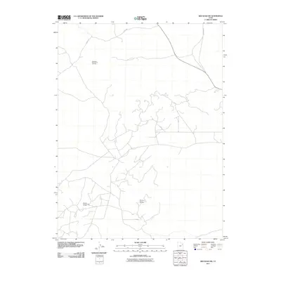 2011 Map of Red Wash NW, 2011 Print