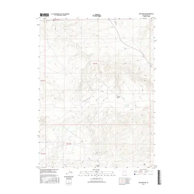 2017 Map of Red Wash NW, 2017 Print