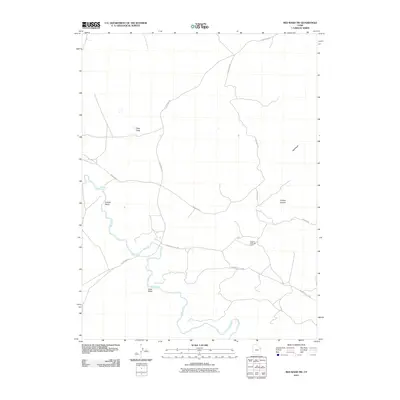 2011 Map of Red Wash SW, 2011 Print