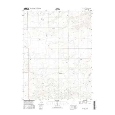 2017 Map of Red Wash SW, 2017 Print
