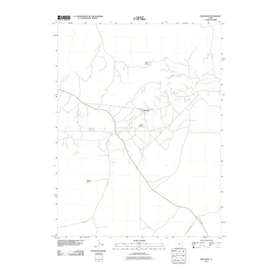 2011 Map of Red Wash, 2011 Print