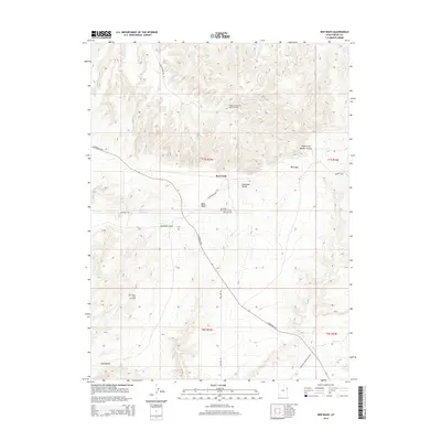 2014 Map of Red Wash, 2014 Print
