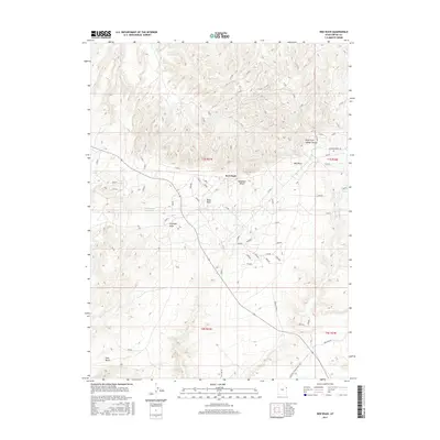 2017 Map of Red Wash, 2017 Print