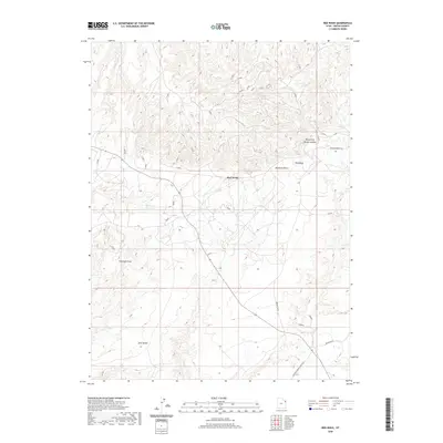 2020 Map of Red Wash, 2020 Print