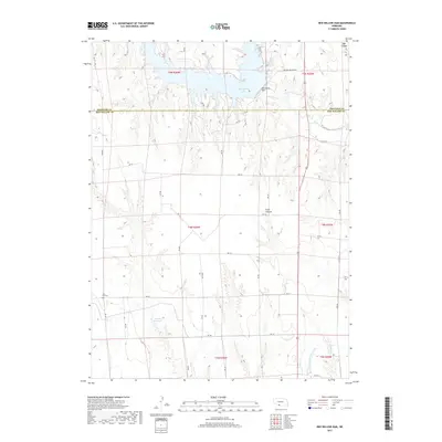 2017 Map of Red Willow Dam, 2017 Print