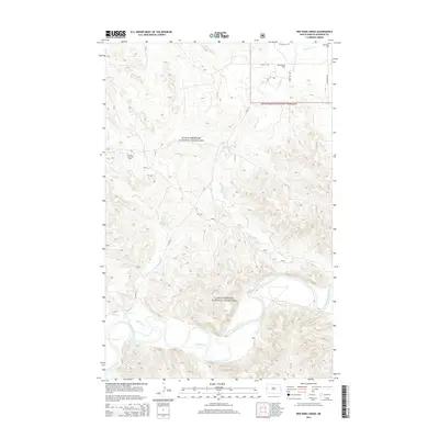 2014 Map of Red Wing Creek, 2014 Print